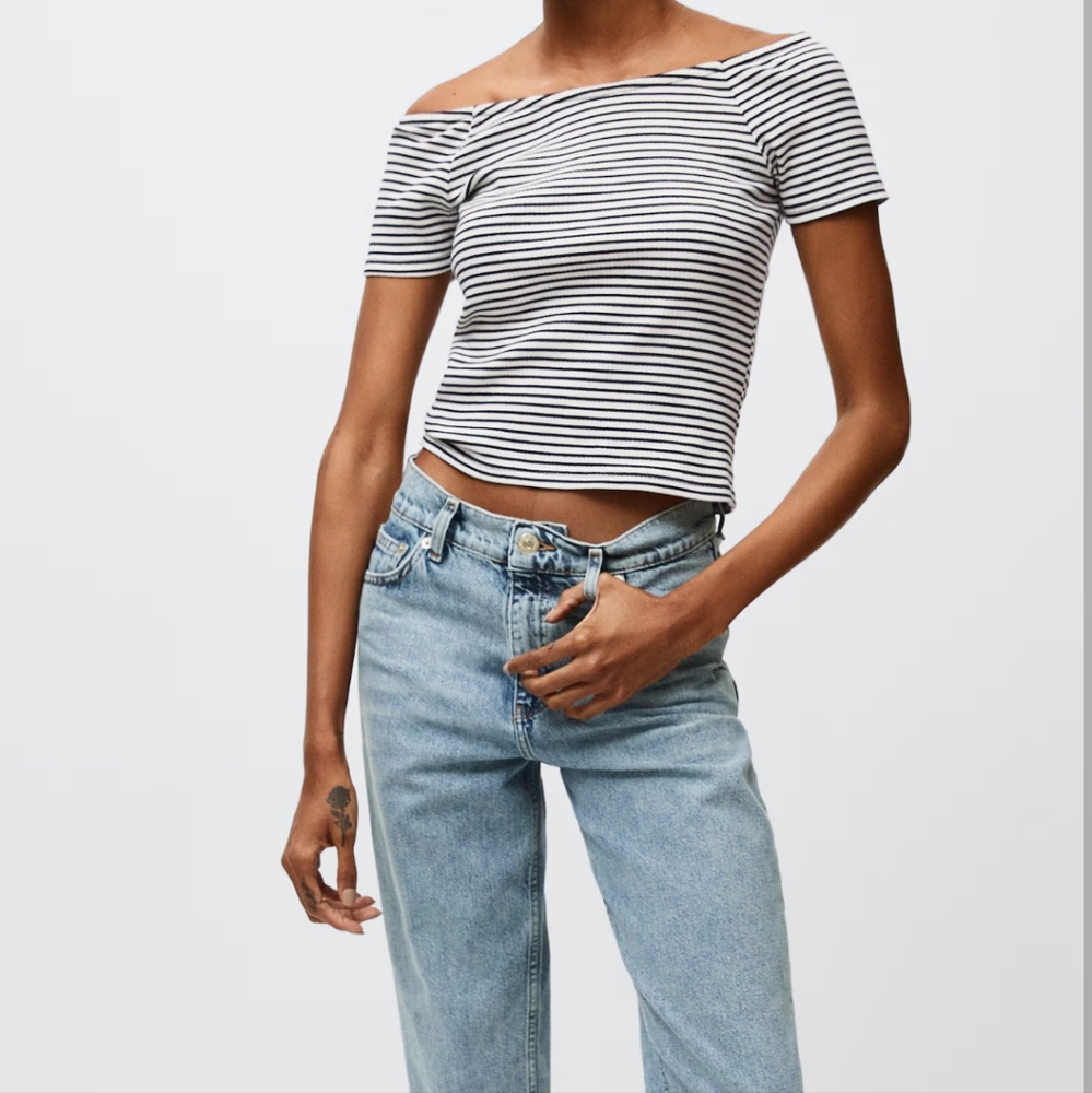 NWT Mango Mom high-waist jeans
